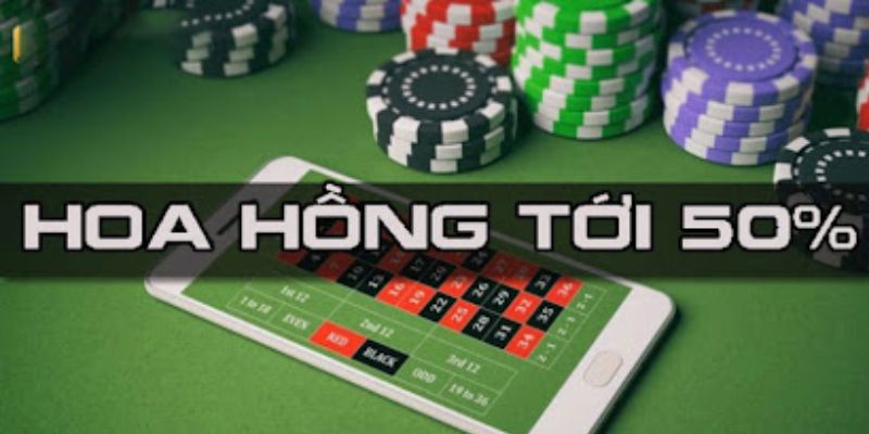Hoa hồng từ công việc đại lý nhà cái lên đến 50%